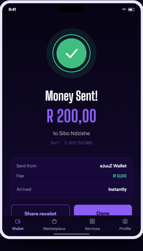 Send money in seconds, not days.